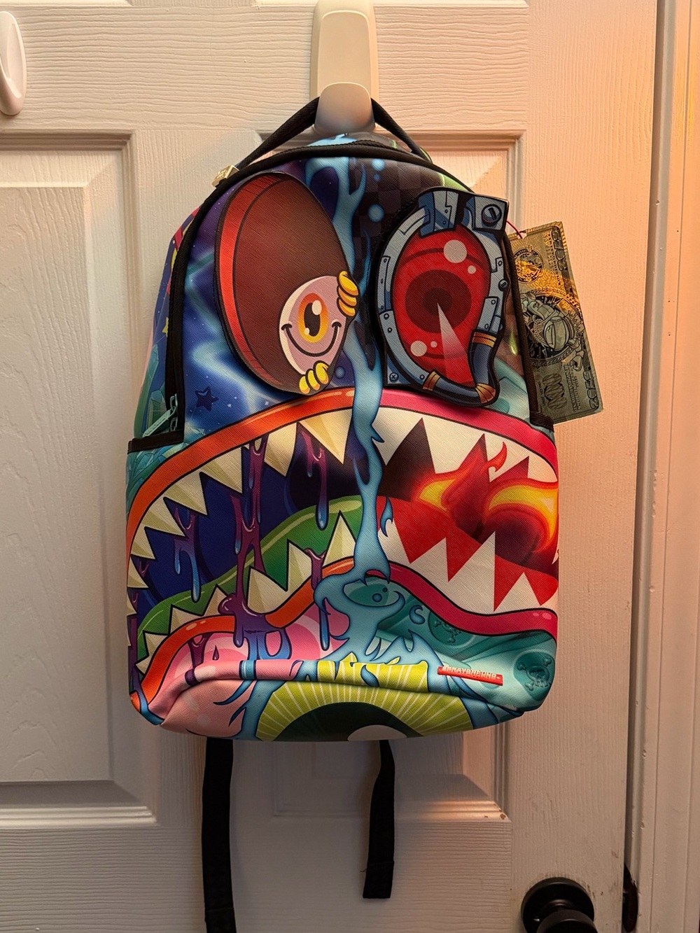 Sprayground Multicolor Graphic Alien Backpack